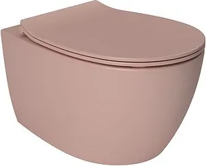 Унитаз подвесной безободковый ISVEA Sentimenti Neo Vortex лососевый 10AR02013-2S, 1