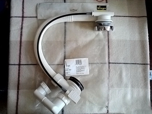 Слив-перелив для ванны Viega Simplex 6168.45 хром 285357