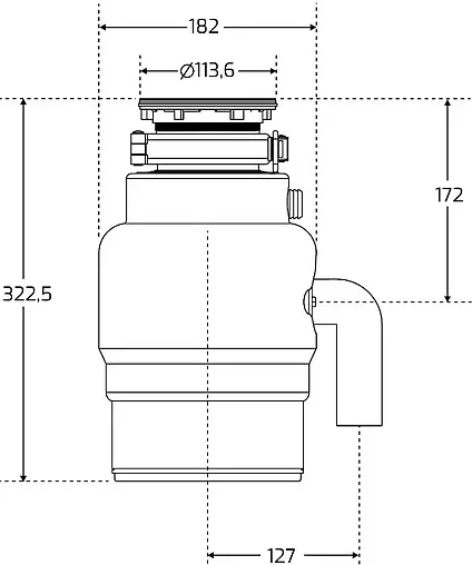 Измельчитель пищевых отходов Teka TR 34.1 V 40197111