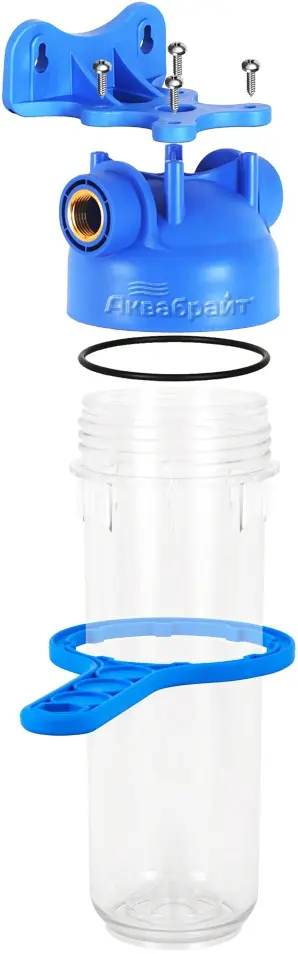 Корпус фильтра ½"в x ½"в Slim Line 10" Аквабрайт АБФ-10-12 Корпус фильтра ½"в x ½"в Slim Line 10" Аквабрайт АБФ-10-12, 2