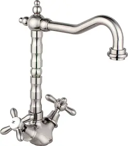 Смеситель для кухни Timo Ritz 0143F silver, 1