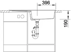 Мойка кухонная Blanco Metra XL 6 S 100 кофе 515287 Мойка кухонная Blanco Metra XL 6 S 100 кофе 515287, 4