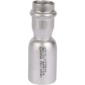 Муфта пресс редукционная однораструбная 28мм x 18мм Sanha NiroSan 9243 692432818, 4