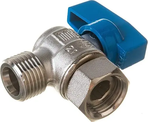 Кран шаровый с накидной гайкой угловой ½"н x ½"нг Elsen EV96.1212