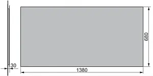 Зеркало Raval Twins 140 Twi.02.140/W Зеркало Raval Twins 140 Twi.02.140/W, 2