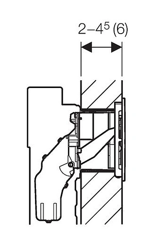 Клавиша смыва для унитаза с системой удаления запахов Geberit Sigma 40 115.600.KR.1 кнопки/алюминий матовый, рамка/черный