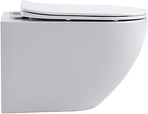 Унитаз подвесной безободковый Aquanet Cetus 2.0 Rimless белый LX-1901 Унитаз подвесной безободковый Aquanet Cetus 2.0 Rimless белый LX-1901, 4