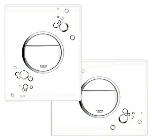Клавиша смыва для унитаза Grohe Nova Cosmopolitan Print 38847LI0 белый глянцевый Клавиша смыва для унитаза Grohe Nova Cosmopolitan Print 38847LI0 белый глянцевый, 4