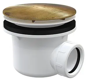 Сифон для душевого поддона AlcaPlast бронза A49 ANTIC Сифон для душевого поддона AlcaPlast бронза A49 ANTIC, 1