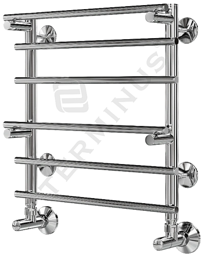 Полотенцесушитель водяной лесенка Terminus Вента П6 450х525 полированная сталь 4670030723994
