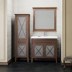 Шкаф-пенал напольный Opadiris Палермо 53 L cветлый орех Z0000008255, 4