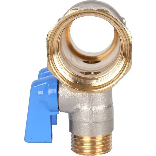 Коллектор запорный проходной 2 отвода синий 1&quot;в/н x ½&quot;н Stout SMB 6211 011202