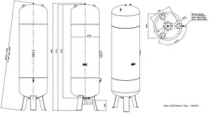 Расширительный бак Reflex G 1000л 10 бар 8546005 Расширительный бак Reflex G 1000л 10 бар 8546005, 2
