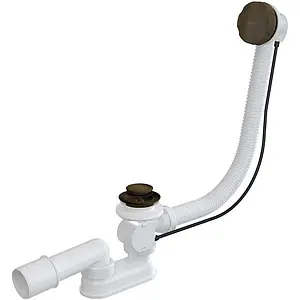 Слив-перелив для ванны AlcaPlast бронза A55ANTIC-80, 1