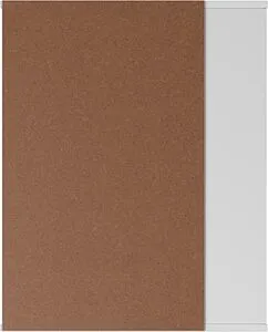 Шкаф-зеркало Айсберг Норма 1-55 R белый DA1604HZ, 4