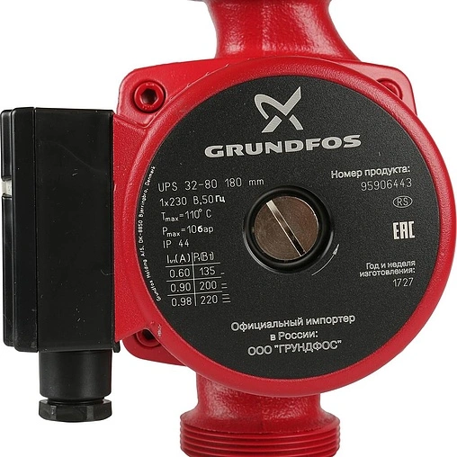 Насос циркуляционный Grundfos UPS 32-80 180 95906443