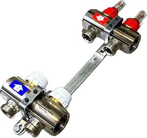 Группа коллекторная с расходомерами 2 отвода 1"в/в x ¾"ек Uni-fitt 440I4302 Группа коллекторная с расходомерами 2 отвода 1"в/в x ¾"ек Uni-fitt 440I4302, 1