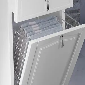 Шкаф-пенал напольный Opadiris Риспекто 40 R белый 00-00005839, 5