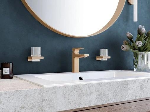 Смеситель для раковины Hansgrohe Metropol 110 шлифованная бронза 32507140