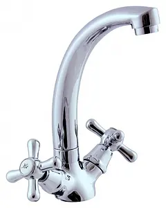 Смеситель для кухни Rav Slezak Morava retro хром MK120.5/2, 1