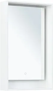 Зеркало с подсветкой Aquanet Милан 50 белый глянец 00336390, 1