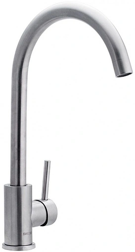 Смеситель для кухни Swedbe Selene нержавеющая сталь 7441