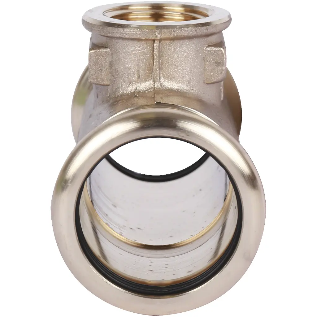 Тройник пресс переходной 28мм x ½"в x 28мм Sanha 8130G 181302812 Тройник пресс переходной 28мм x ½"в x 28мм Sanha 8130G 181302812, 3