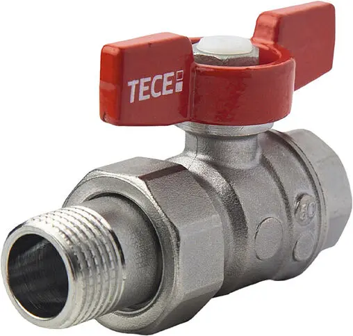 Кран шаровый с американкой 1&quot;в x 1&quot;н TECE 13300023