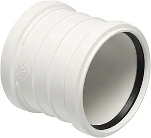 Муфта двухраструбная внутренняя бесшумная D=110мм Uponor Decibel 1000228 Муфта двухраструбная внутренняя бесшумная D=110мм Uponor Decibel 1000228, 1