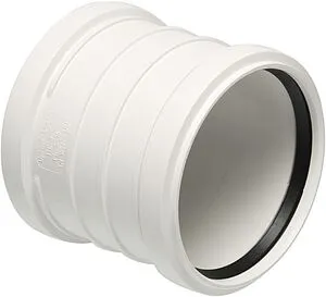 Муфта надвижная (ремонтная) внутренняя бесшумная D=110мм Uponor Decibel 1000231 Муфта надвижная (ремонтная) внутренняя бесшумная D=110мм Uponor Decibel 1000231, 1