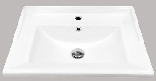 Тумба-умывальник напольная Comforty Барселона 60 белый/венге 00003124186CF