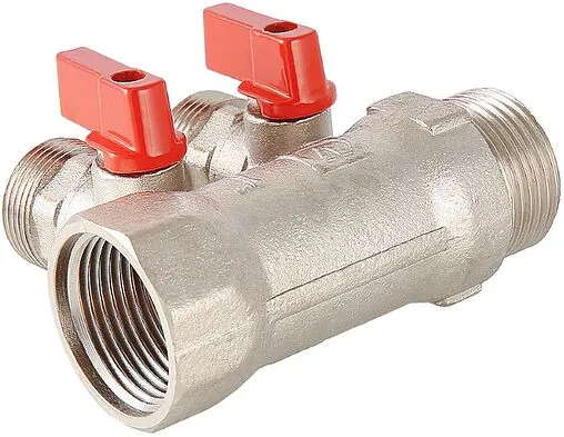 Коллектор запорный проходной 3 отвода 1&quot;в/н x ¾&quot;ек Valtec VTc.580.NE.0603