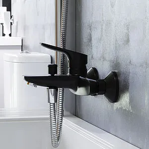 Смеситель для ванны Damixa Jupiter чёрный матовый 771000301 Смеситель для ванны Damixa Jupiter чёрный матовый 771000301, 4