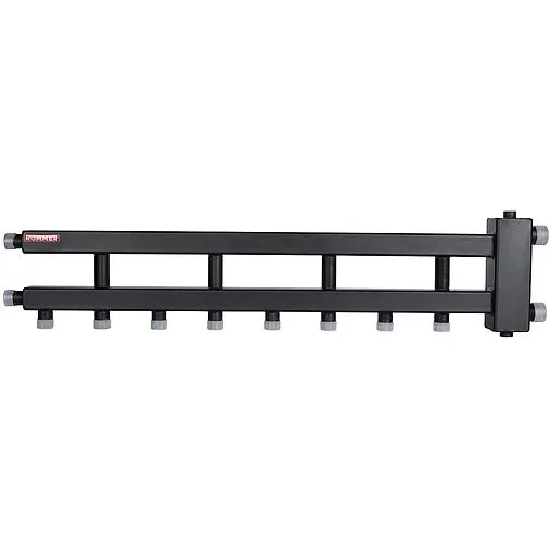 Распределительный коллектор 5 контуров с гидрострелкой 1½&quot;н x 1&quot;н Rommer RDG-0060-014045