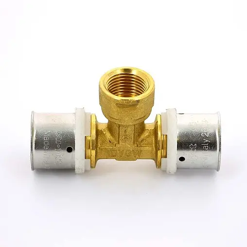 Тройник пресс переходной 26мм x ½"в x 26мм Uni-fitt 707G8280 Тройник пресс переходной 26мм x ½"в x 26мм Uni-fitt 707G8280