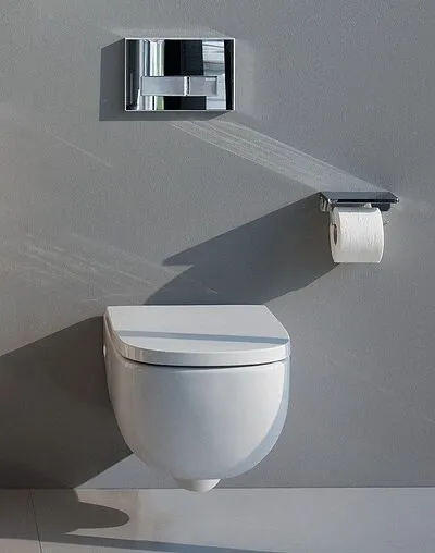 Унитаз подвесной безободковый Laufen Palomba Rimless c покрытием LCC белый 8.2080.2.400.000.1