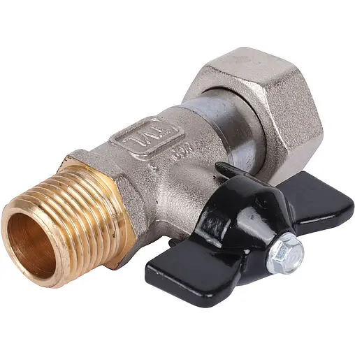 Кран шаровый с накидной гайкой ½"н x ¾"нг Stout SVB-1009-001520