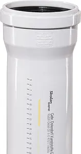 Труба канализационная внутренняя бесшумная D=135мм L=1000мм Ostendorf Skolan Safe SKEM 336040, 1