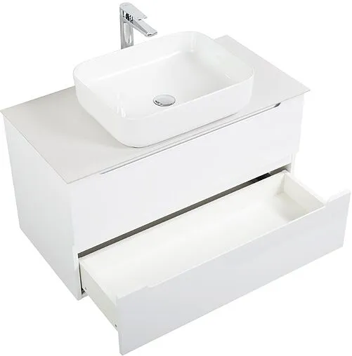 Тумба-умывальник подвесная BelBagno ETNA 100 Bianco Lucido ETNA-1000-2C-SO-BL-P+ Тумба-умывальник подвесная BelBagno ETNA 100 Bianco Lucido ETNA-1000-2C-SO-BL-P+