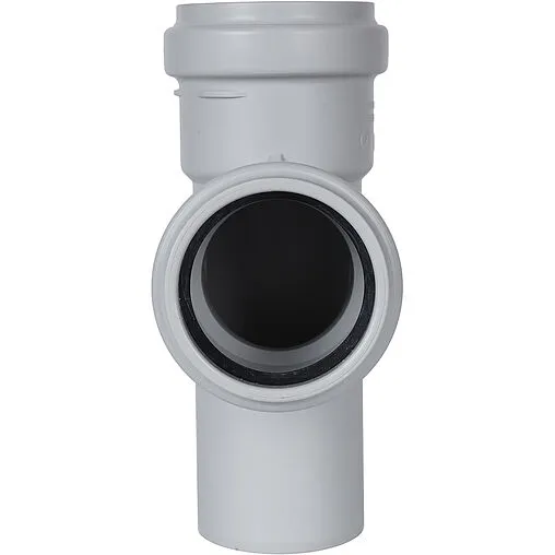 Тройник внутренний бесшумный D=58x58мм Угол 87° Stout SKB-0016-585887