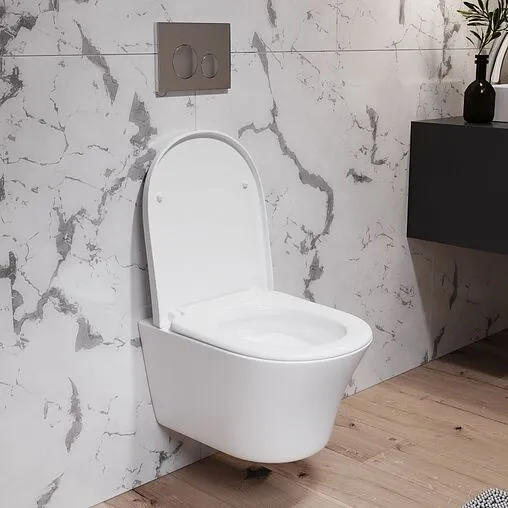 Унитаз подвесной безободковый Damixa Skyline белый DX35C1700SC Унитаз подвесной безободковый Damixa Skyline белый DX35C1700SC