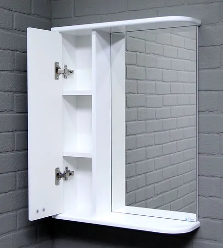 Шкаф-зеркало Айсберг Классик 50 L белый DA1048HZ