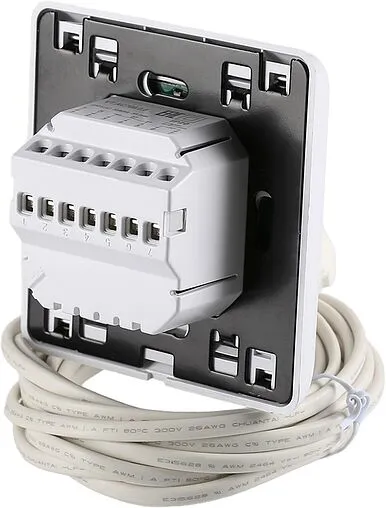 Проводной комнатный терморегулятор НО/НЗ 230В Valtec белый VT.AC709.0.0