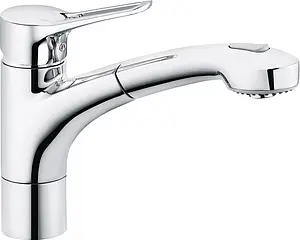 Смеситель для кухни с выдвижным изливом Kludi MX хром 399410562 Смеситель для кухни с выдвижным изливом Kludi MX хром 399410562, 1