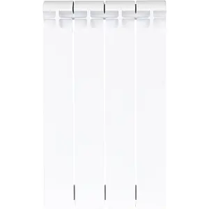 Радиатор биметаллический 4 секции Stout Alpha 500 SRB-2310-050004 Радиатор биметаллический 4 секции Stout Alpha 500 SRB-2310-050004, 4