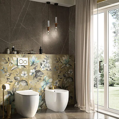 Биде напольное Kerasan Flo белый 312401