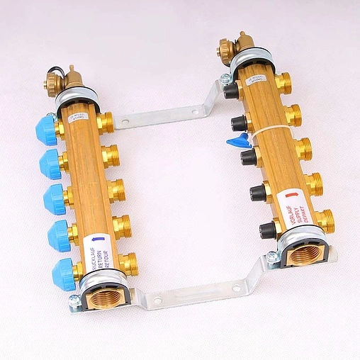 Группа коллекторная без расходомеров 5 отводов 1"в/в x ¾"ек Watts HKV 10004178