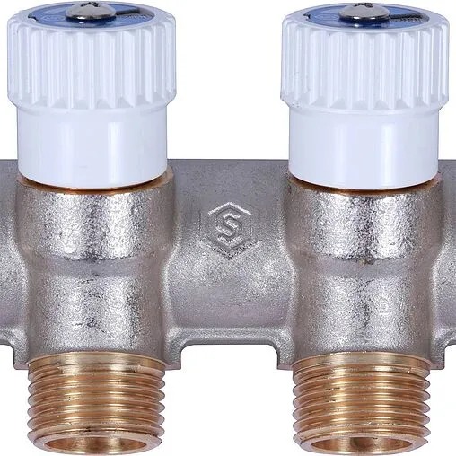 Коллектор регулирующий проходной 4 отвода ¾"в/н x ½"н Stout SMB 6852 341204 Коллектор регулирующий проходной 4 отвода ¾"в/н x ½"н Stout SMB 6852 341204