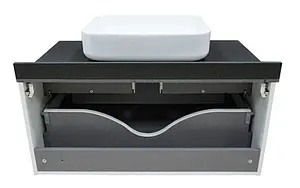 Тумба-умывальник подвесная Comforty Милан 90 белый/антрацит 00-00003824CF Тумба-умывальник подвесная Comforty Милан 90 белый/антрацит 00-00003824CF, 5