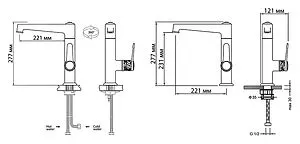 Смеситель для кухни Omoikiri Yamagata G золото OYAM-G-35 Смеситель для кухни Omoikiri Yamagata G золото OYAM-G-35, 2